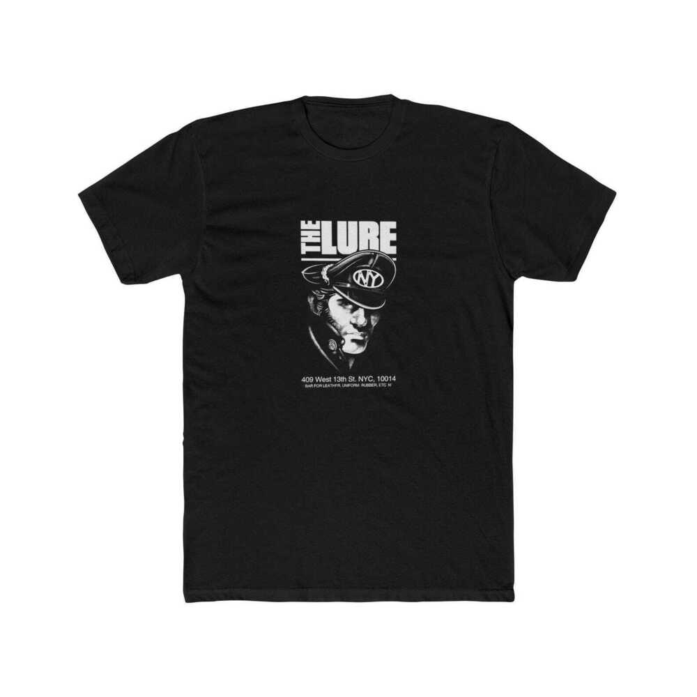 NYC The Lure Leather Uniform Bar Cotton Crew Tee